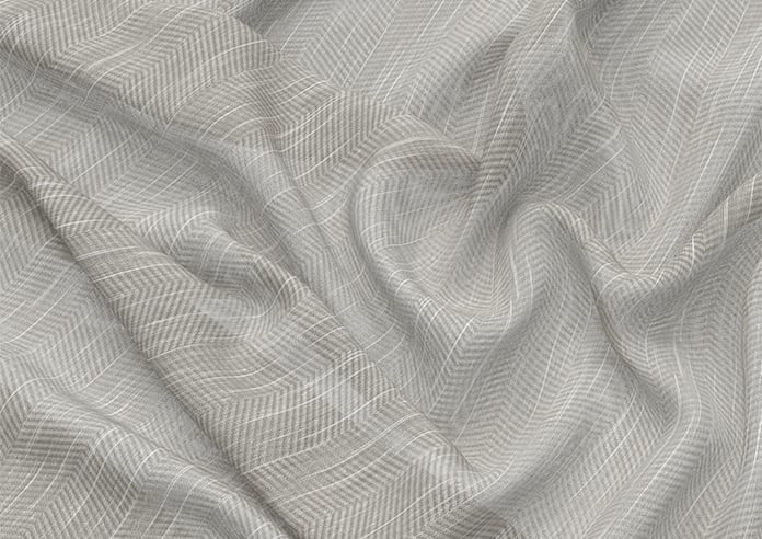 Tanami Voile, Grey Haze - Motorised Roman Blind - Image 4